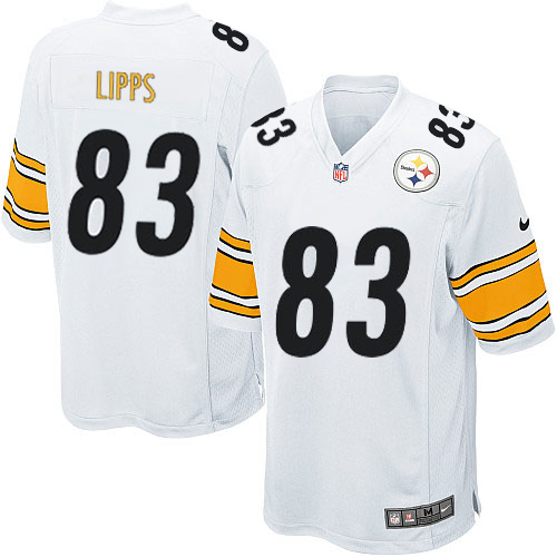 Youth Elite Louis Lipps Nike Jersey White Road - #83 NFL Pittsburgh Steelers